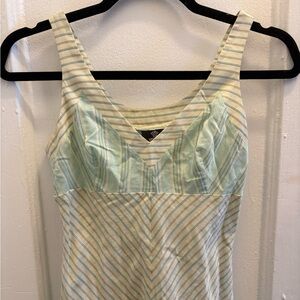 Versace Jeans Couture Blue Stripe Mini Dress